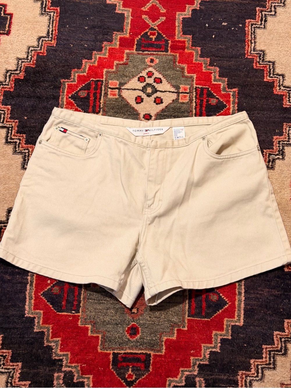 Vintage Tommy Hilfiger Khaki Denim Shorts